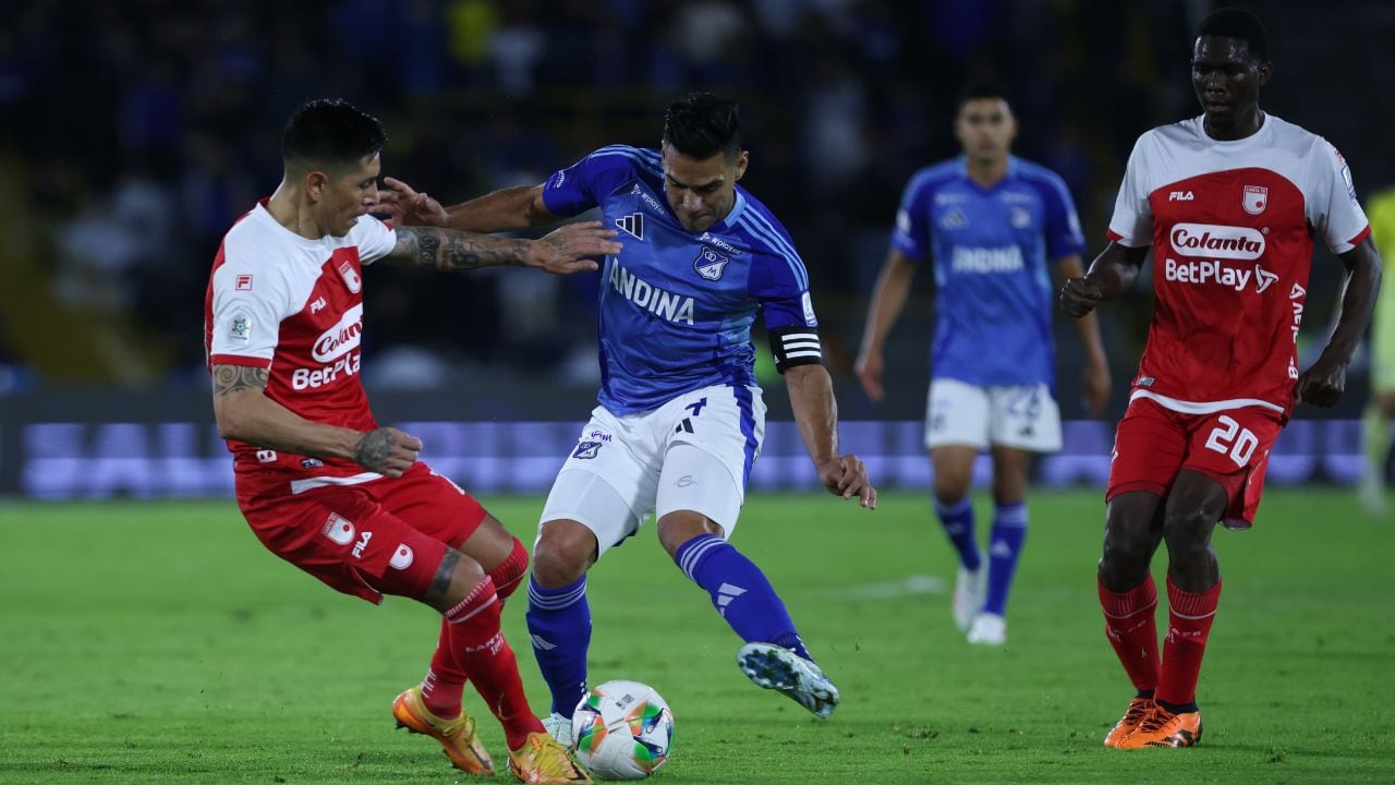 Imagen del Millonarios vs. Santa Fe.