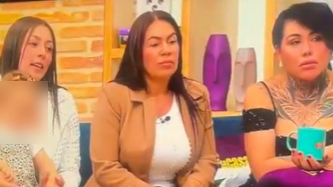 Familia de Epa Colombia y Yina Calderón en Buen día, Colombia.