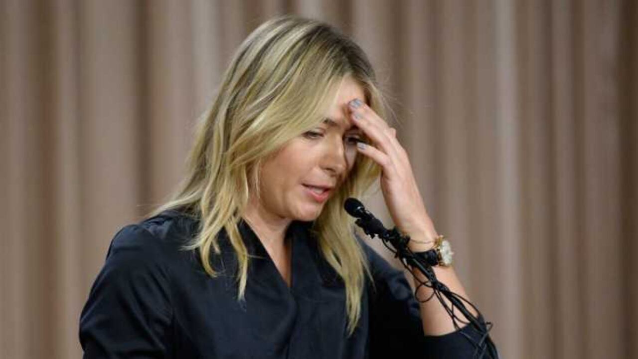 Sharapova fue provisionalmente suspendida a inicios de marzo.