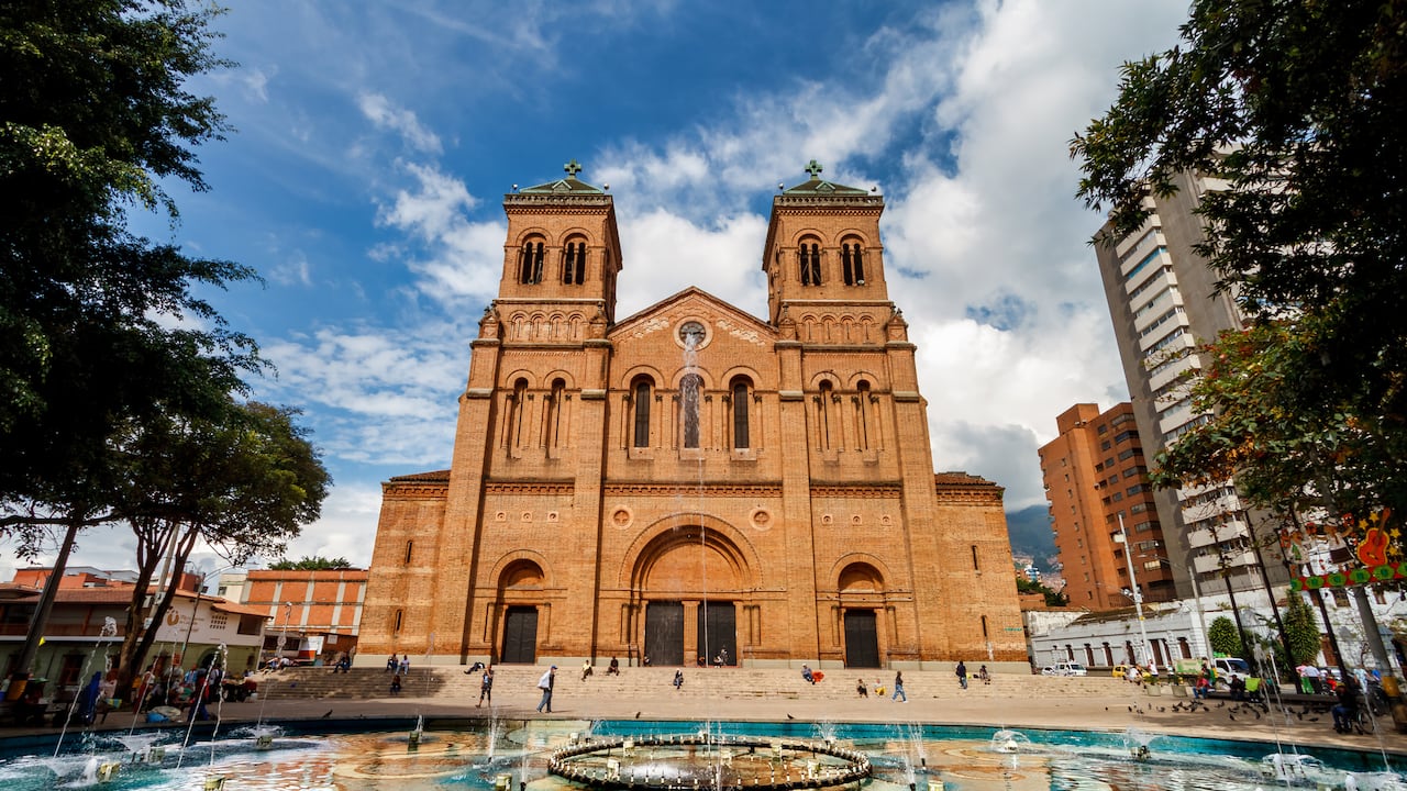 Catedral Basílica Metropolitana de la ciudad de Medellín.