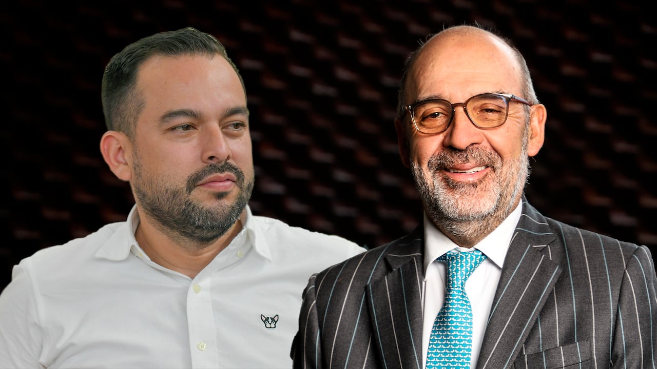 Edwin Palma ministro de Minas y Camilo Sánchez, presidente de Andesco