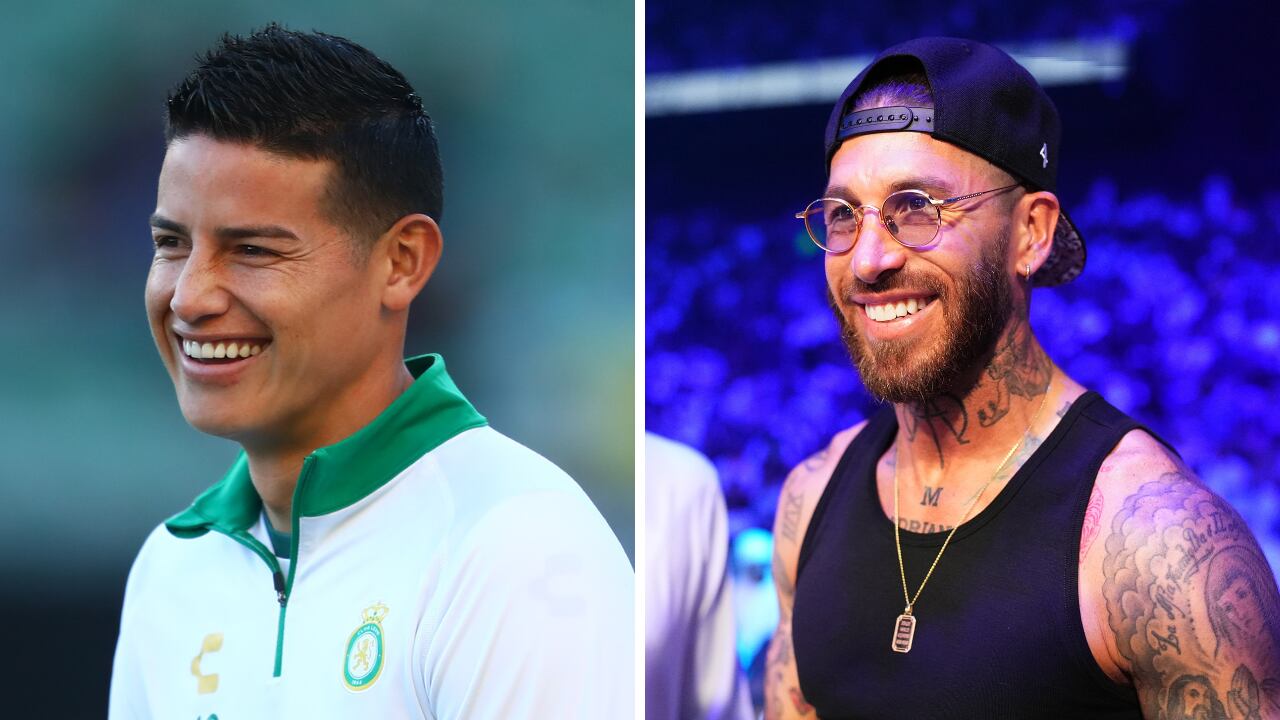 James Rodríguez y Sergio Ramos serán rivales en México.