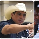 Alirio Barrera y Gustavo Petro