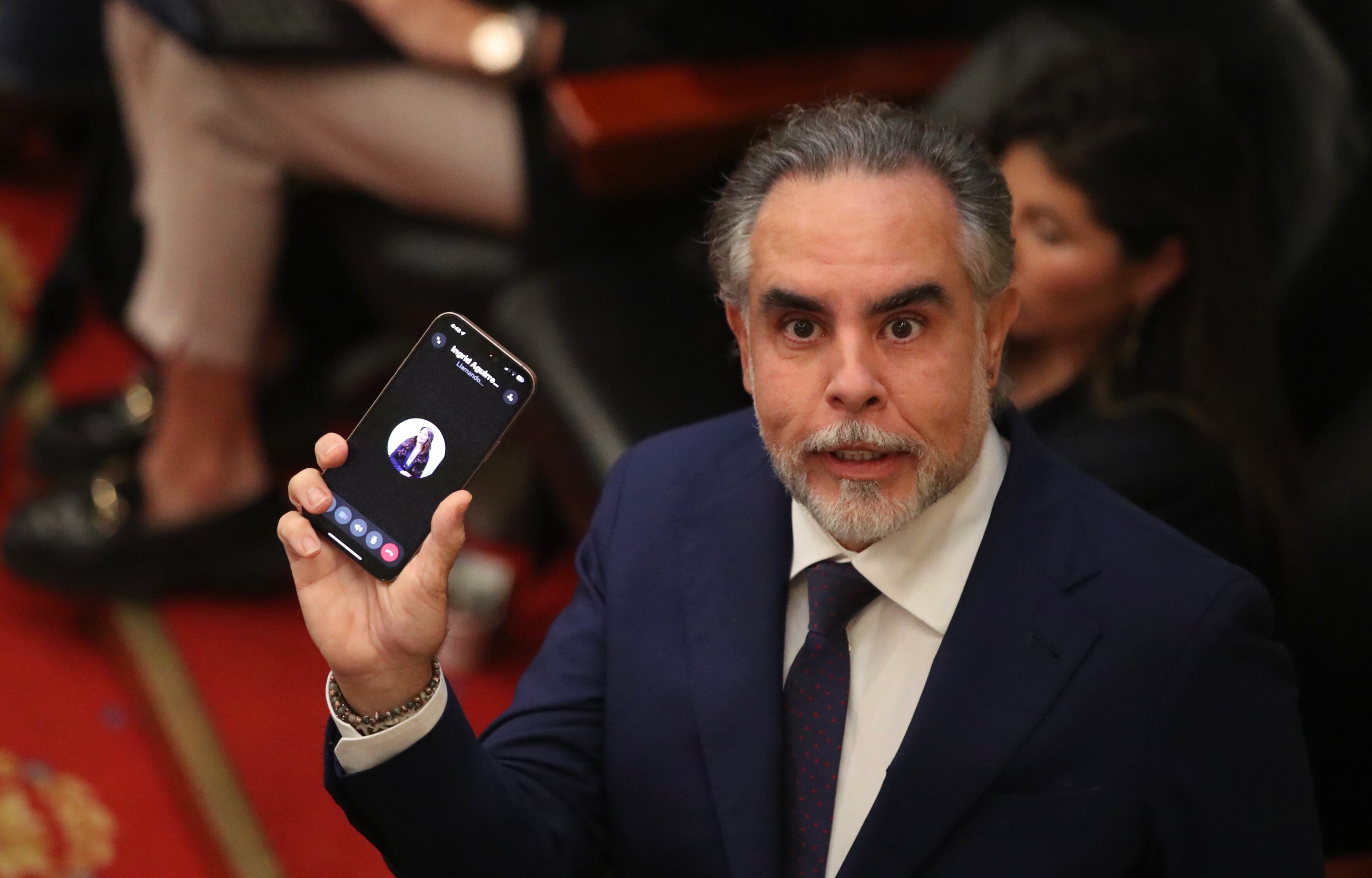 Ministro del Interior Armando Benedetti en plenaria de Cámara de Representantes