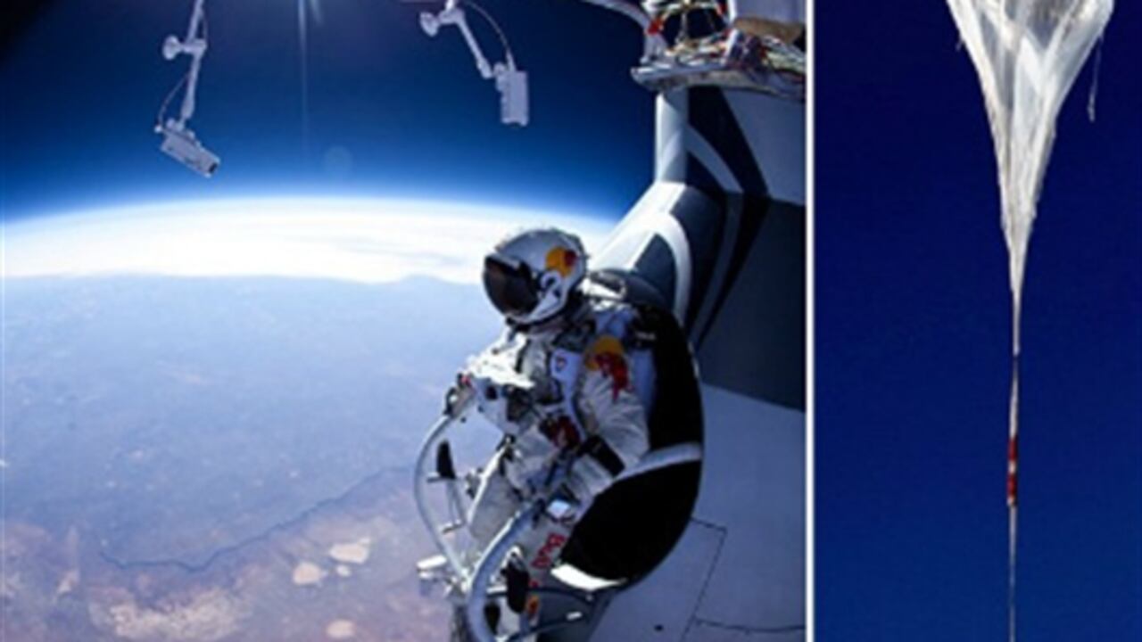 Baumgartner comentó que en su último salto tuvo problemas con las manos.