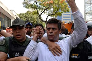Leopoldo López, líder opositor del régimen chavista.