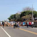 Cerrada vía al mar Cartagena - Barranquilla.