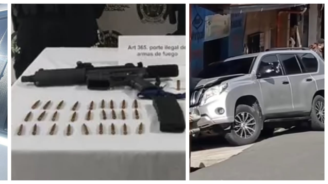 Fusil usado en el atentado a empresario de las gaseosas en Rionegro, Antioquia.