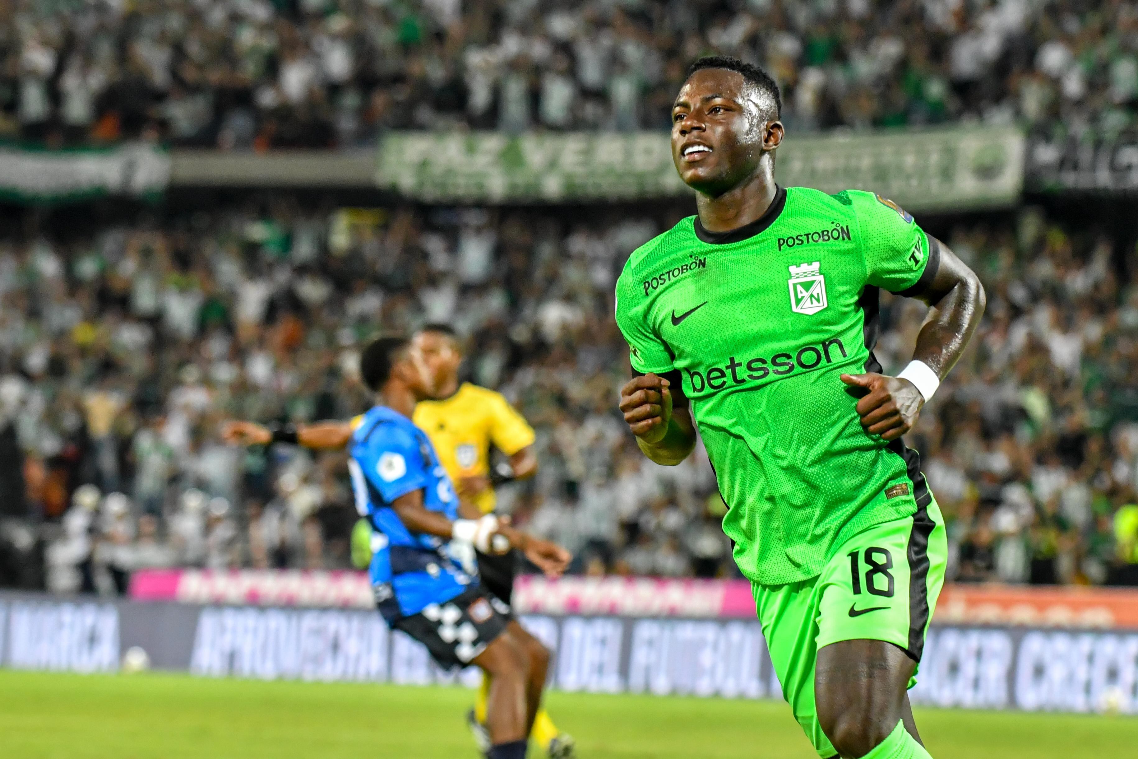 Marino Hinestroza se reportó con gol a favor de Nacional ante Chicó.