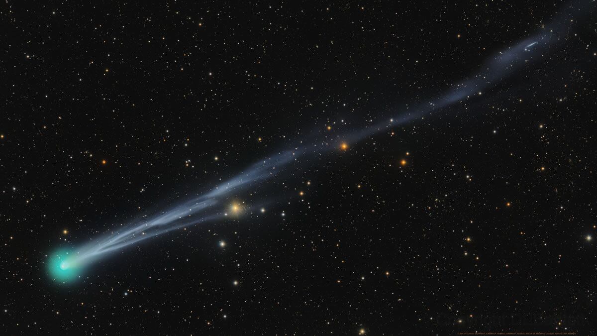 El cometa Lemmon fue capturado en todo su esplendor por el lente de Dan Bartlett el 26 de septiembre.