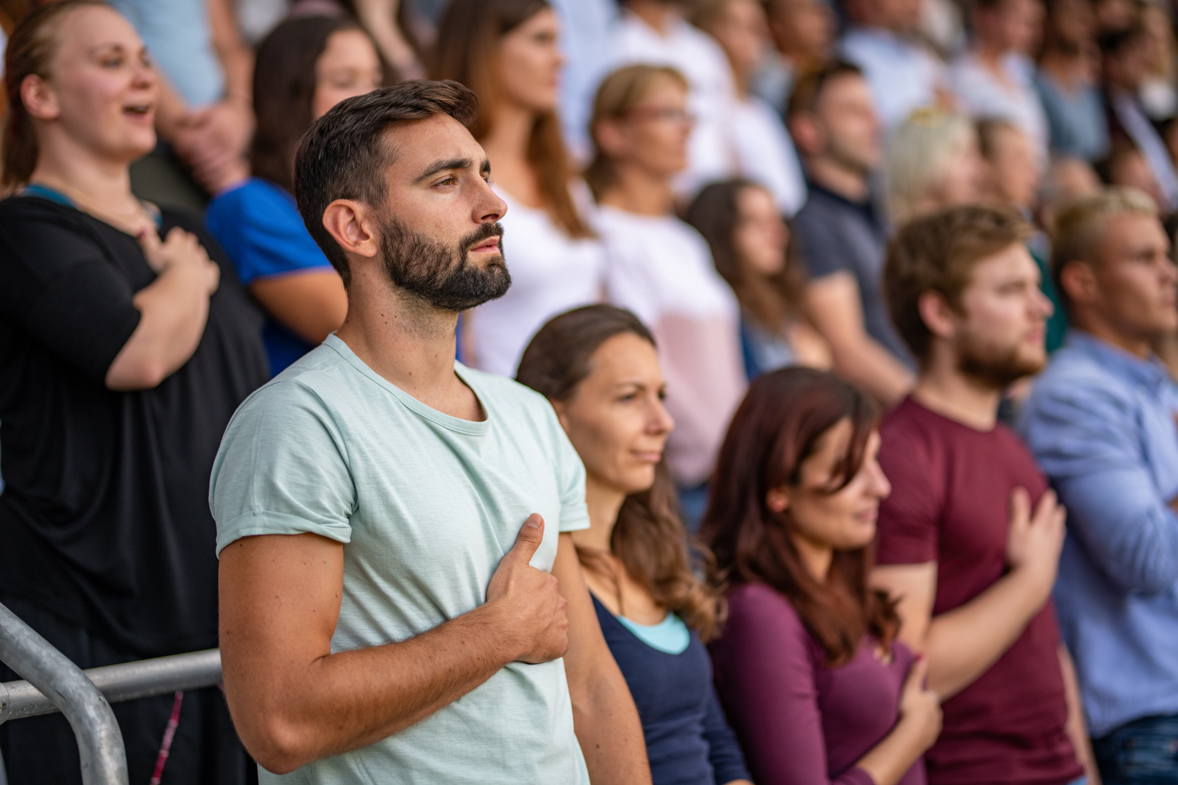 El himno nacional se suele entonar en eventos importantes.