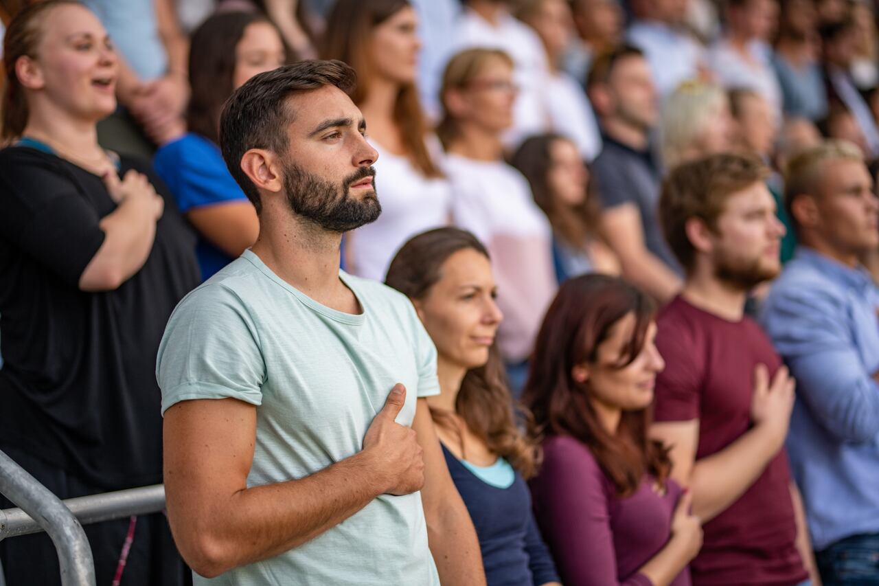 El himno nacional se suele entonar en eventos importantes.