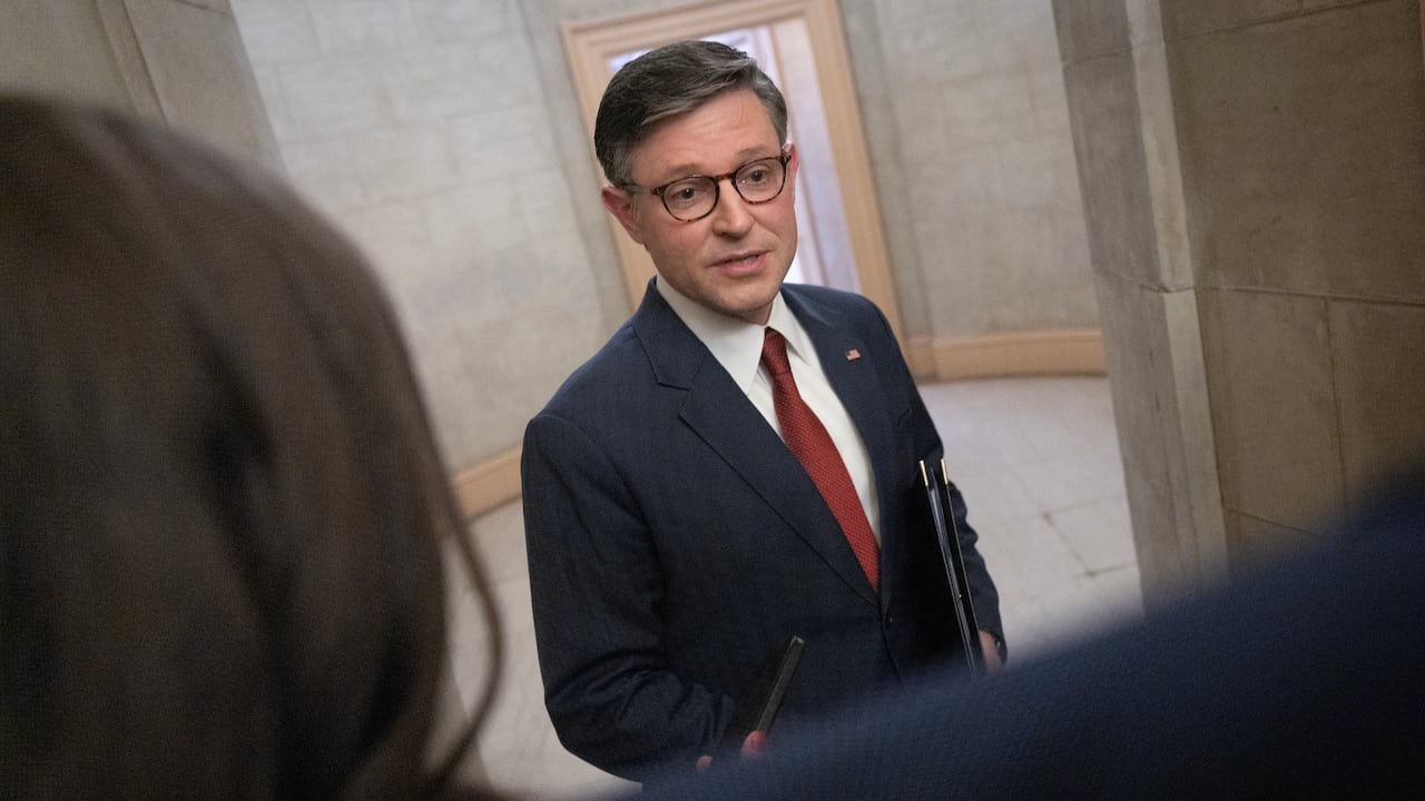 Mike Jhonson busca ser reelegido en el gobierno Trump / Getty Images via AFP)