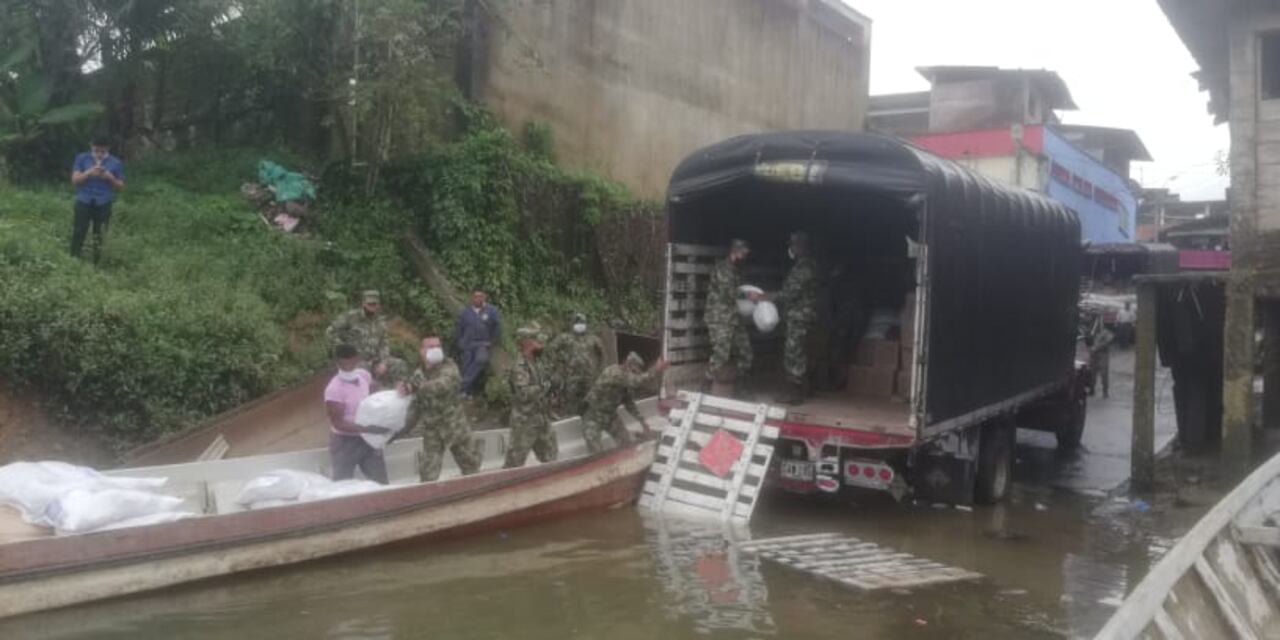 Ayudas humanitarias para víctimas de desplazamiento en Nariño