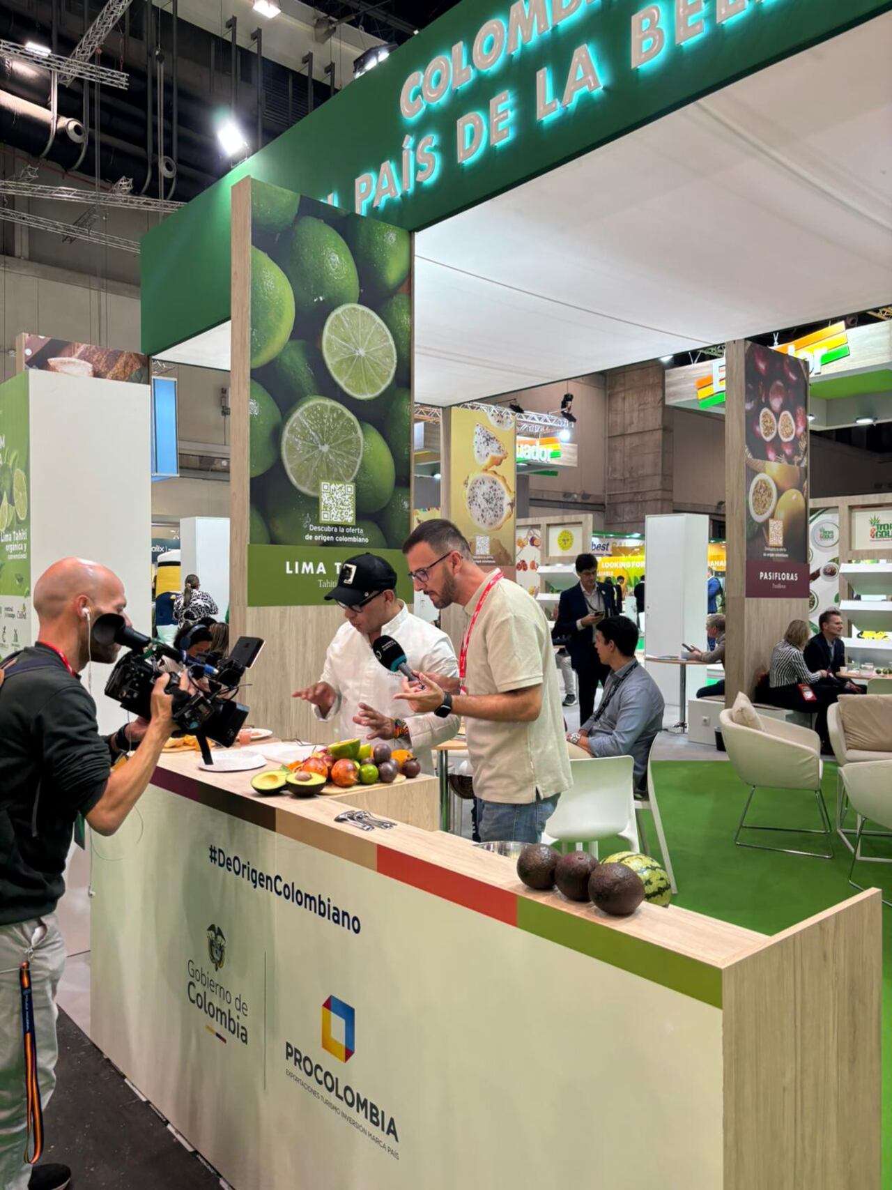 Stand de Colombia en la Feria Fruit Attraction 2025