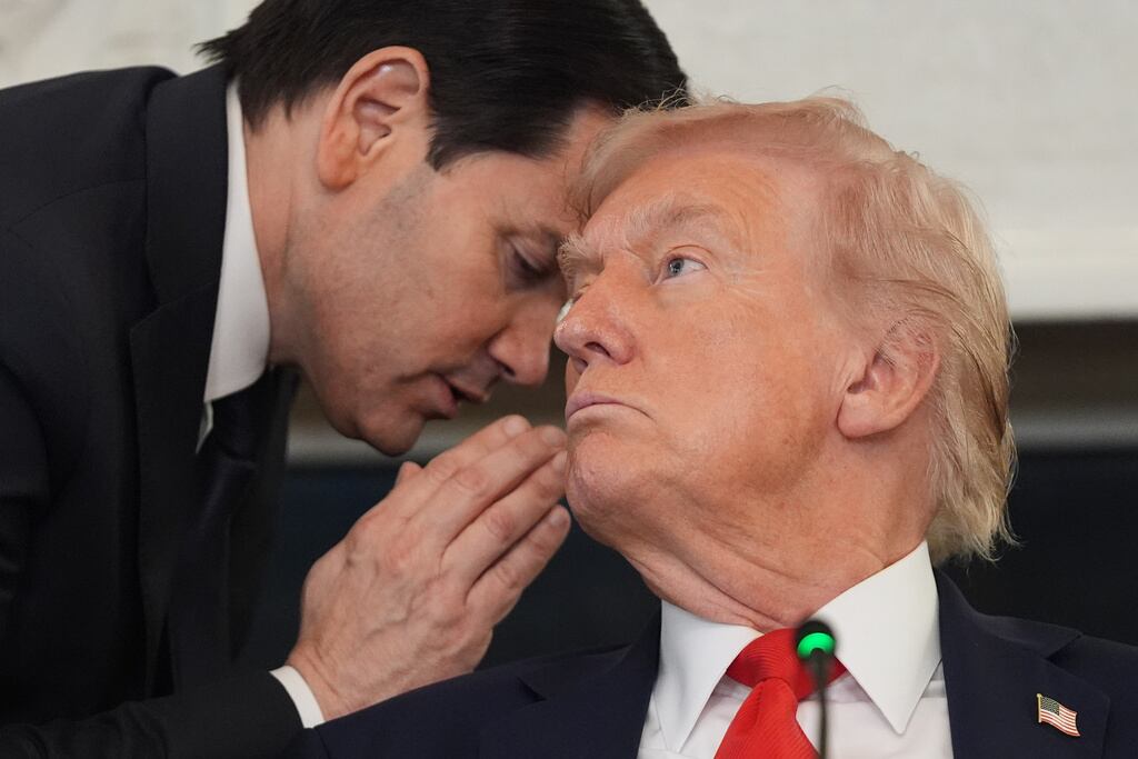 Marco Rubio y Donald Trump