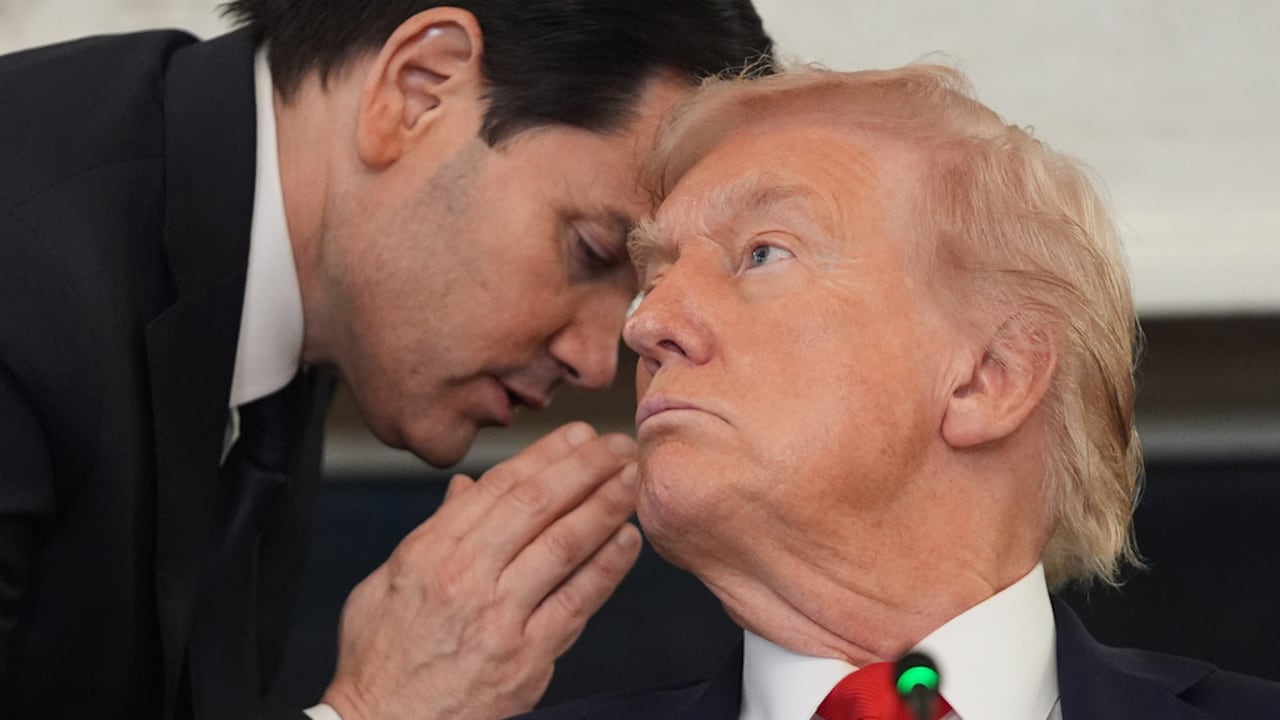 Marco Rubio y Donald Trump