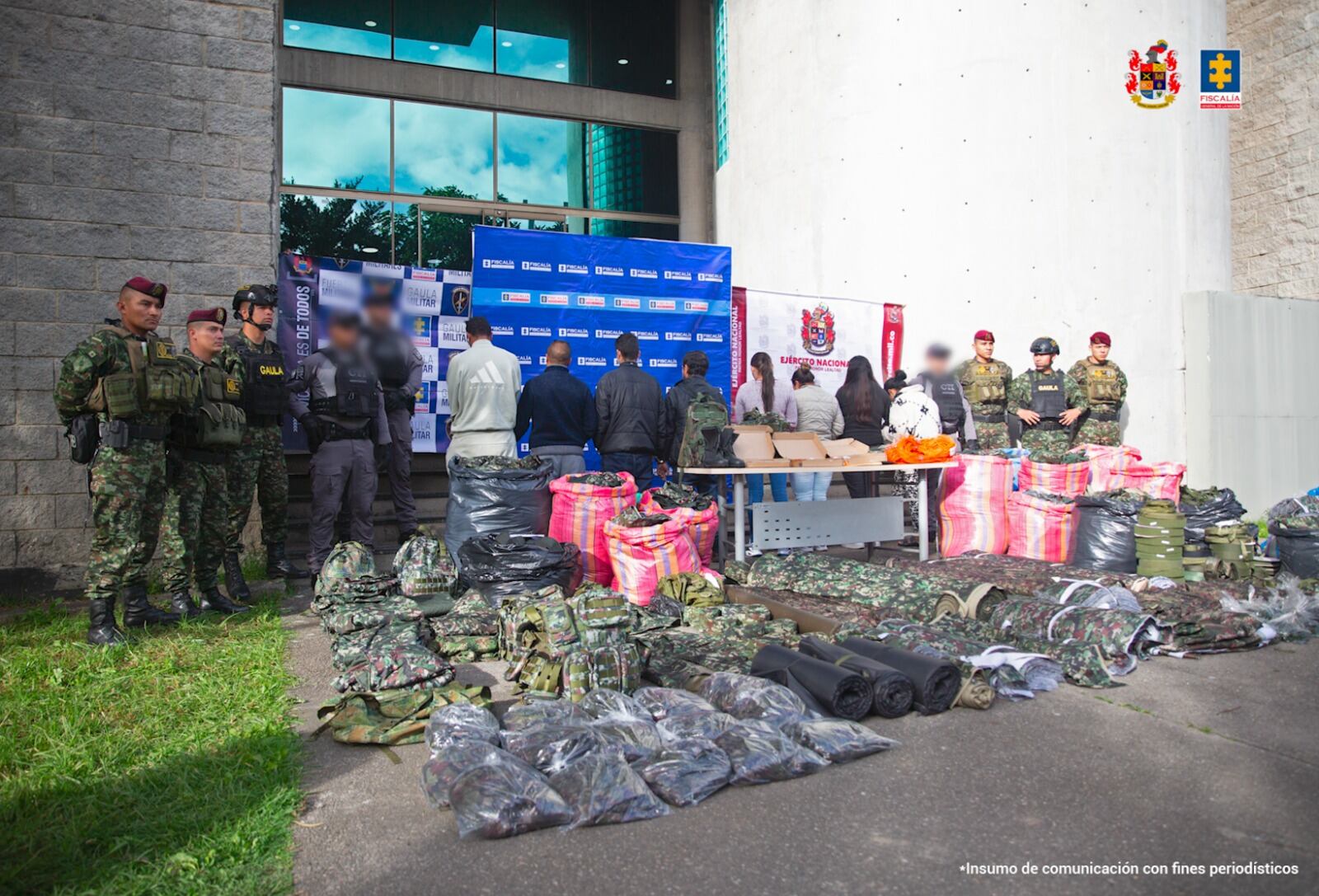 Las fábricas de confecciones para las Disidencias de las Farc, estaba en Bogotá y la Fiscalía la encontró