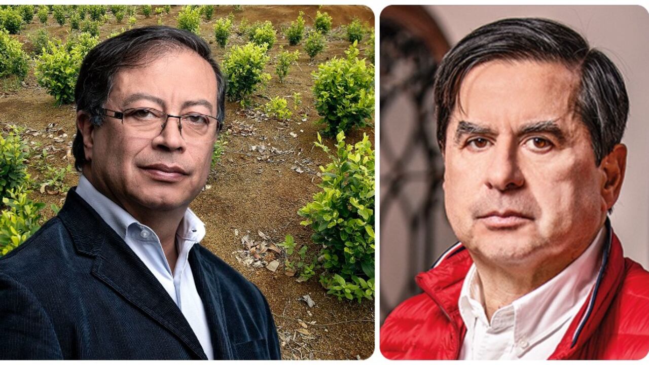 Gustavo Petro y Juan Fernando Cristo.