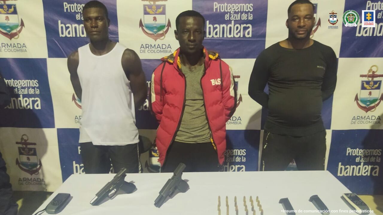 Los capturados fueron enviados a la cárcel por un juez.