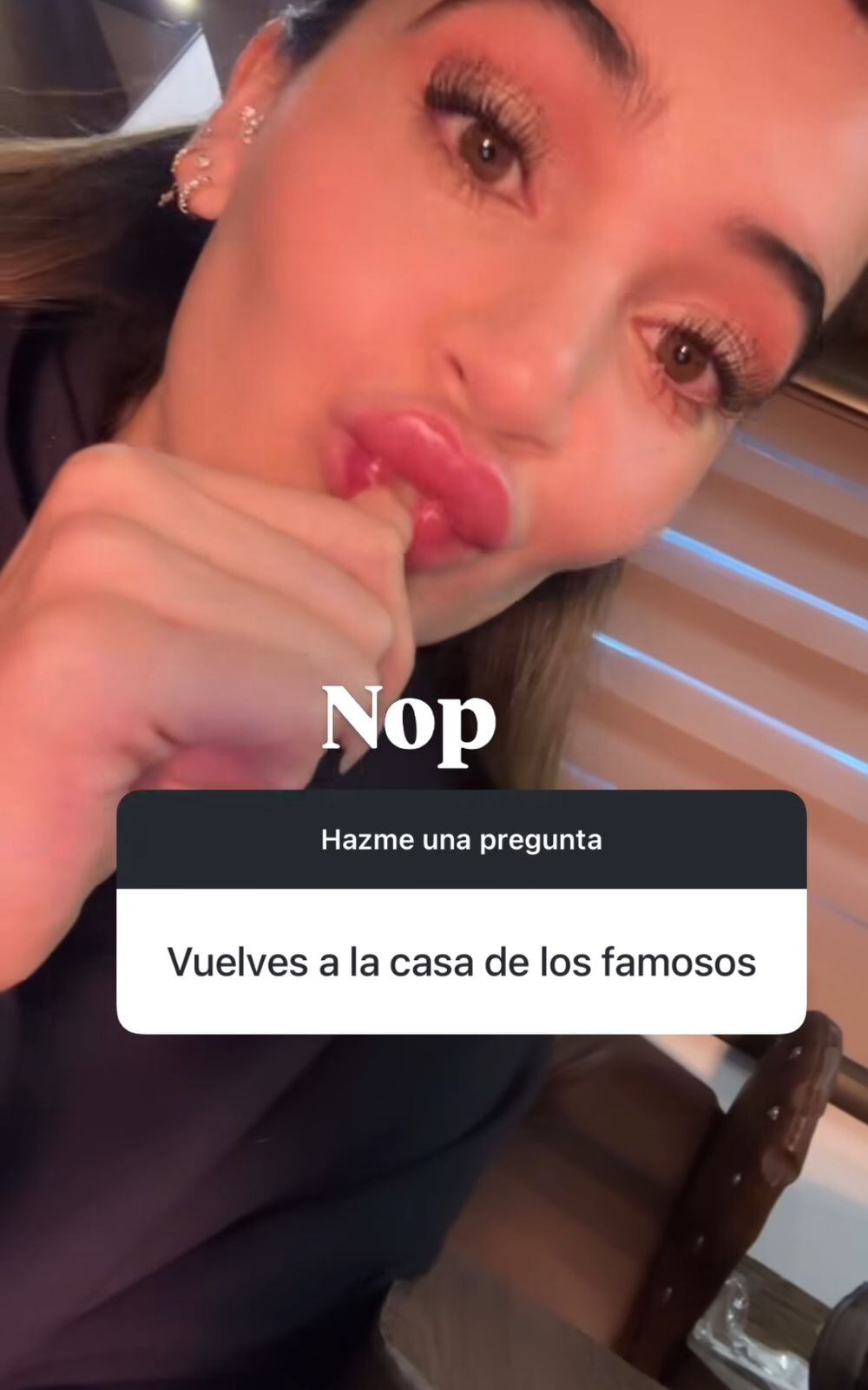 Lina Tejeiro confirmó que no hará parte de la segunda temporada de La casa de los famosos.