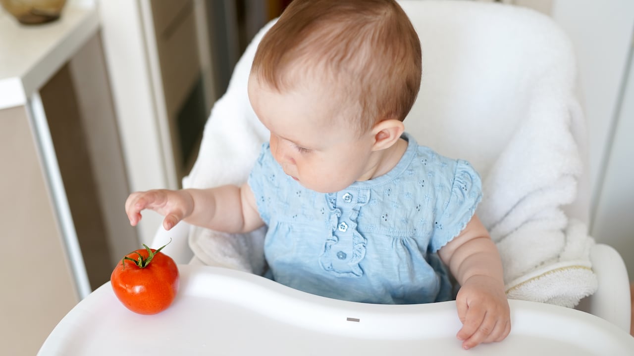 Los bebés pueden comer poco a poco tomate desde los seis meses.