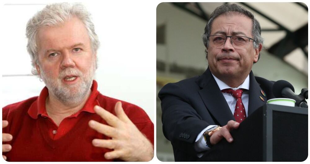 Rodrigo Uprimny y Gustavo Petro.