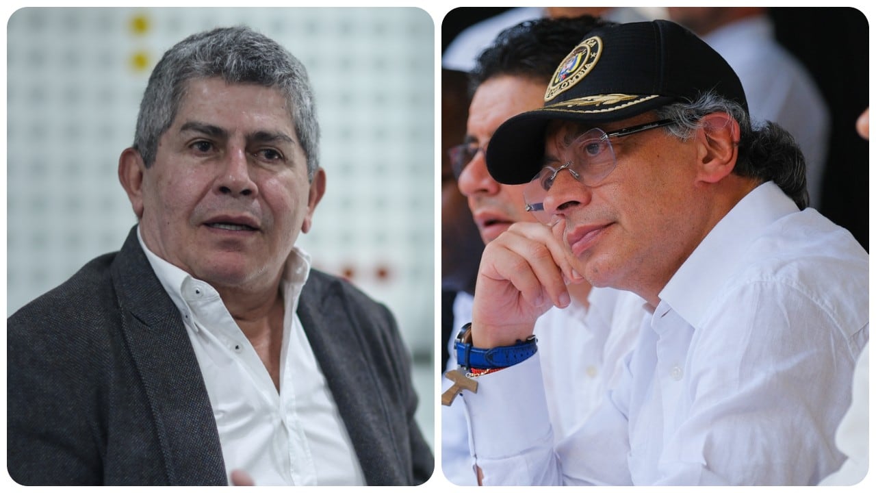 El director Ejecutivo de la Federación, Gilberto Toro Giraldo, y el presidente de la República, Gustavo Petro.