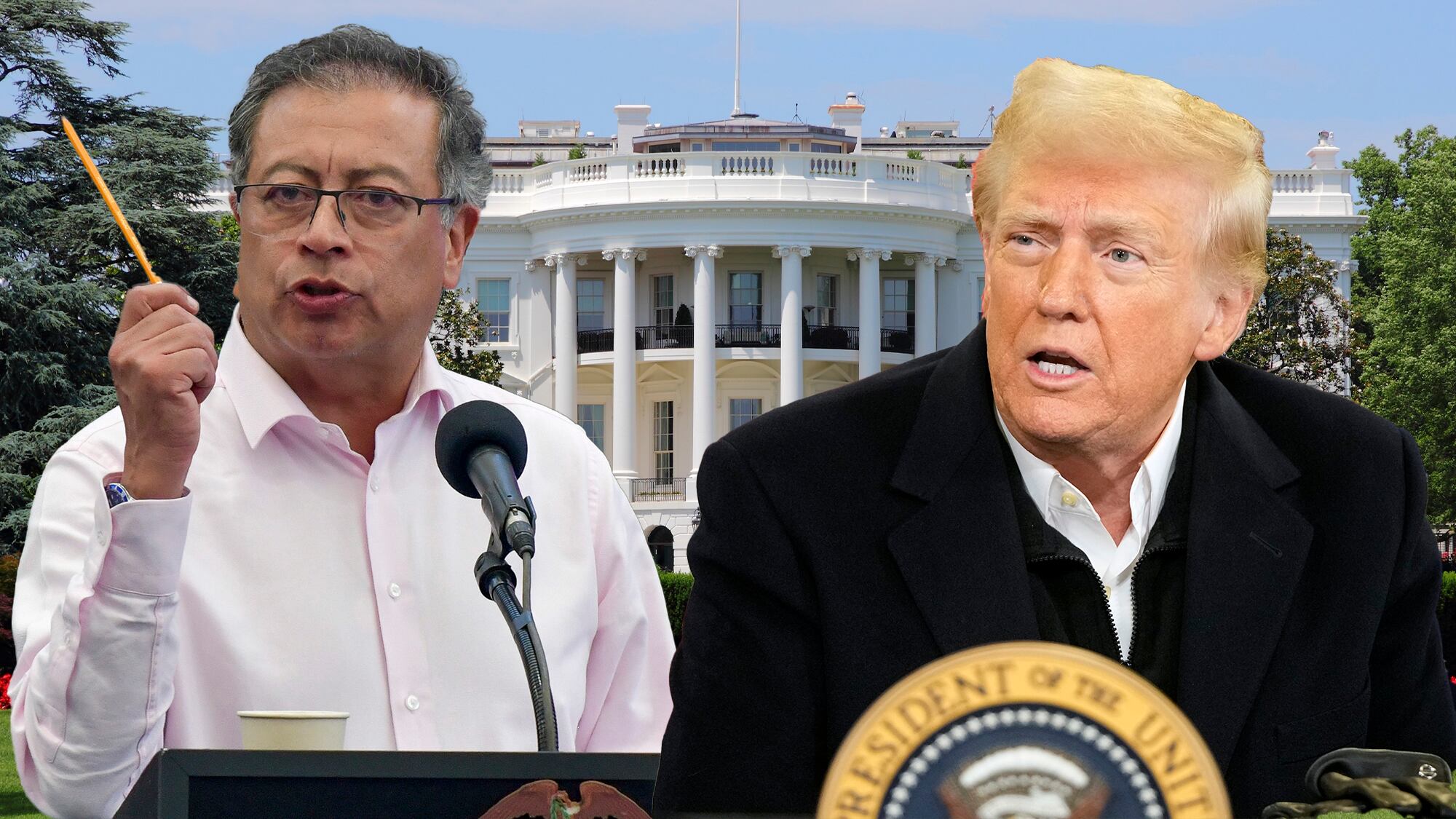 Donald Trump Gustavo Petro