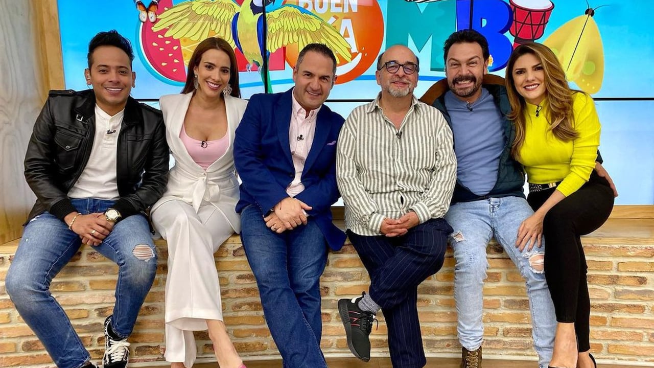 Presentadores de 'Buen día, Colombia'.