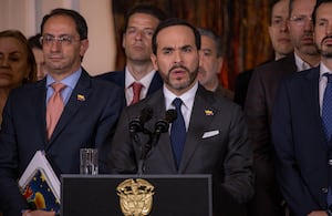Abelardo de la Espriella Presidente de Colombia, declaraciones tras consejo de ministros.