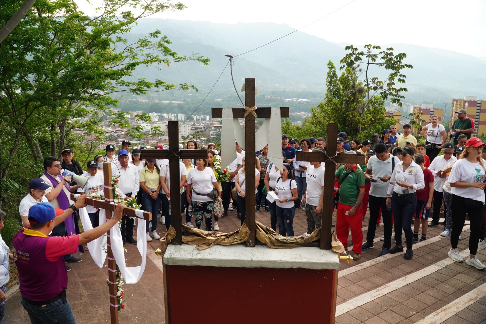 Actividades de Semana Santa, en Piedecuesta, Santander.