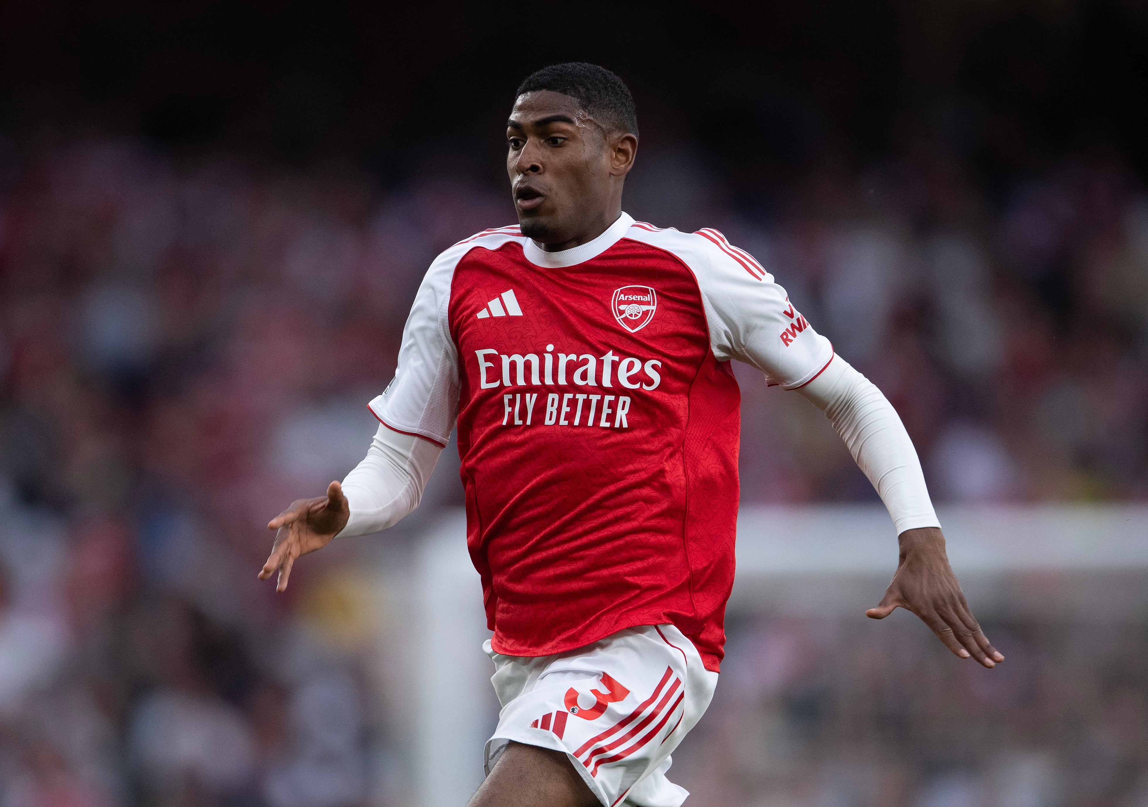 Christian Mosquera, jugador del Arsenal.