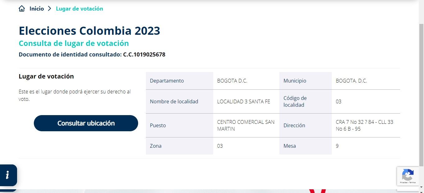 Desde la página oficial de la Registraduría Nacional hay una opción para conocer la ubicación precisa del puesto de votación.