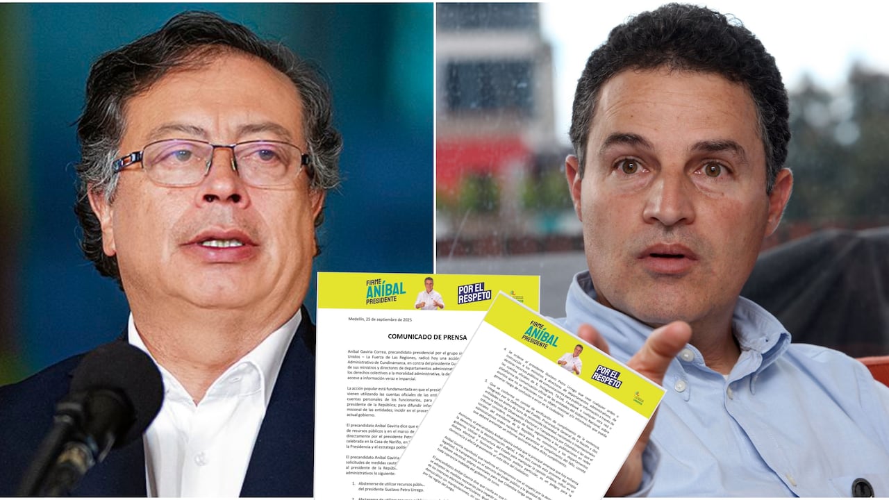 El precandidato Aníbal Gaviria denunció ante el Tribunal de Cundinamarca al presidente Petro.