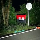 EL ELN abandonó lo que parece ser un artefacto explosivo en una de las vías del municipio de Saravena, Arauca.