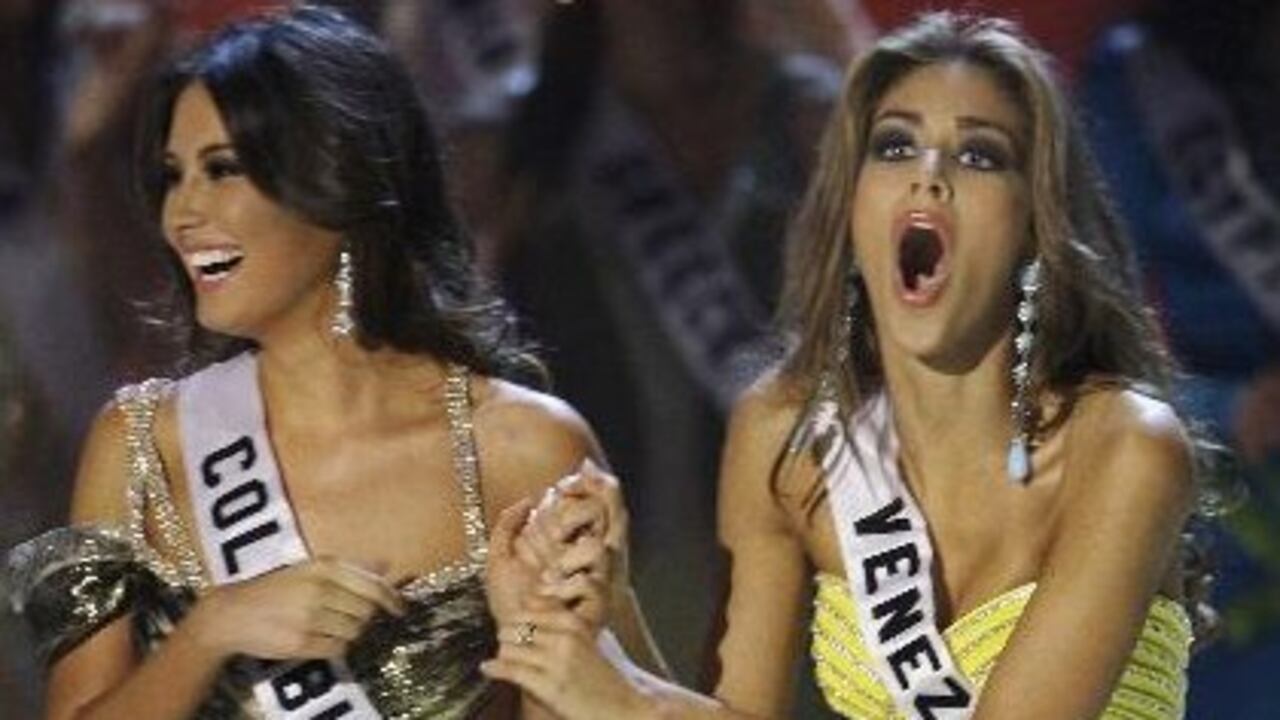 Dayana Mendoza fue finalista junto a la señorita Colombia, Michelle Rouillard Estrada en el pasado Miss Universo.