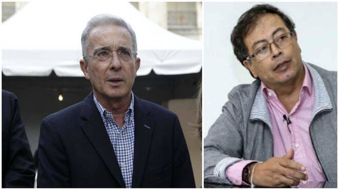Gustavo Petro también hizo unas declaraciones en respuesta a Uribe. 