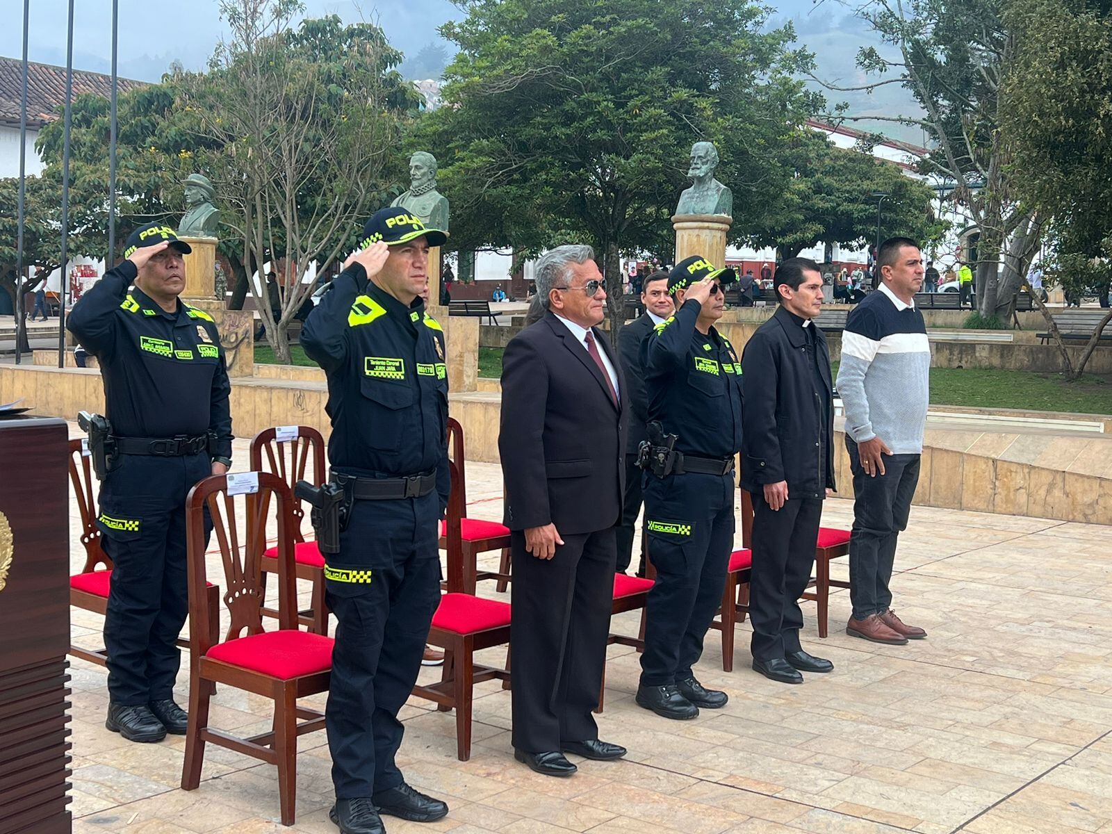 Las autoridades hicieron presencia en esta evento.