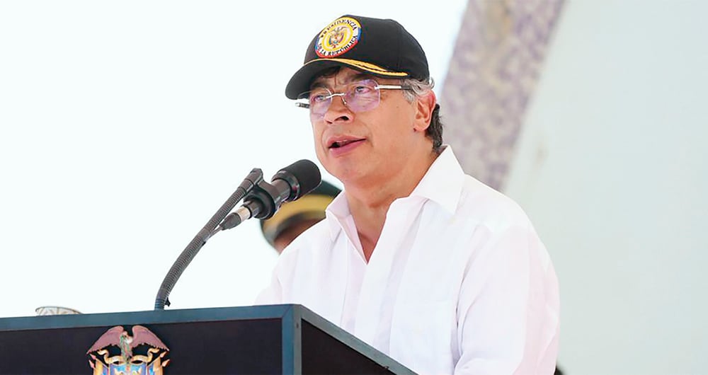 El presidente Gustavo Petro aseguró que no reconoce la soberanía del Perú sobre la isla de Santa Rosa. 