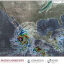 México en alerta por el paso del huracán Norma.