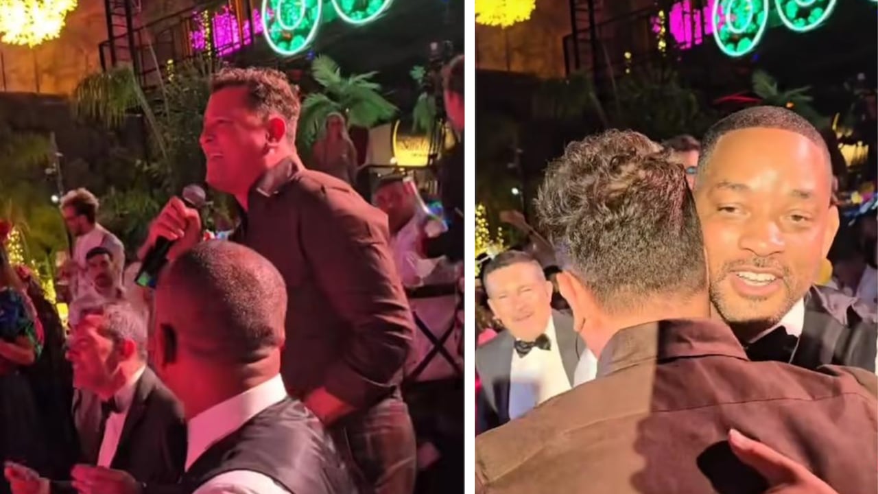 Carlos Vives puso a bailar a Will Smith en la gala Starlite.