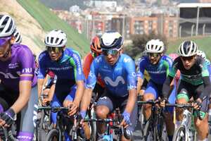 Nairo Quintana durante los Nacionales de Ruta 2024