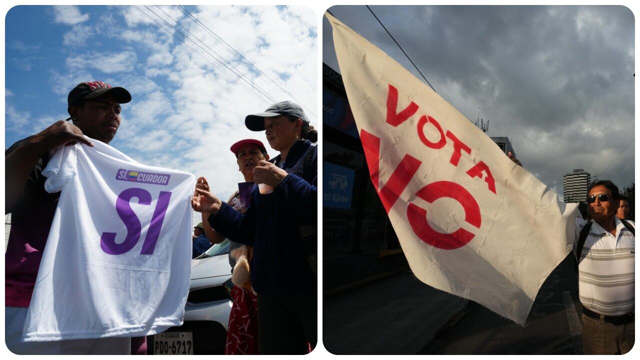 Ecuador vota el referéndum para decidir, entre otros asuntos, si se permiten bases militares extranjeras.