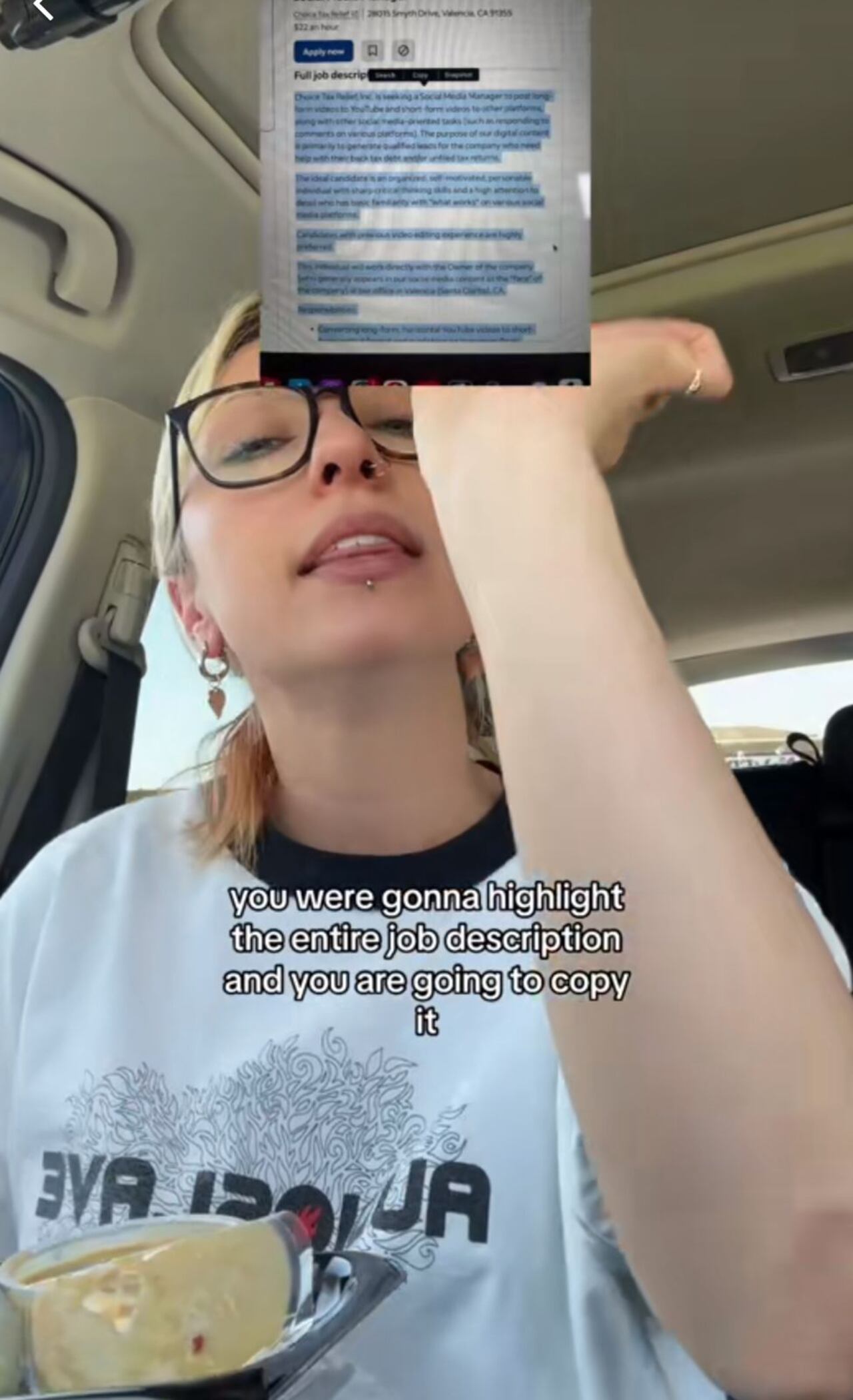 La mujer explicó el truco que tiene que ver con la descripción del empleo