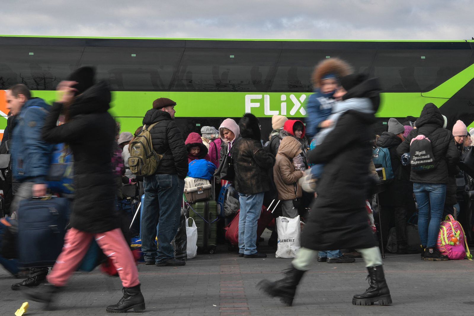 Los jóvenes estaban de excursión en Francia.