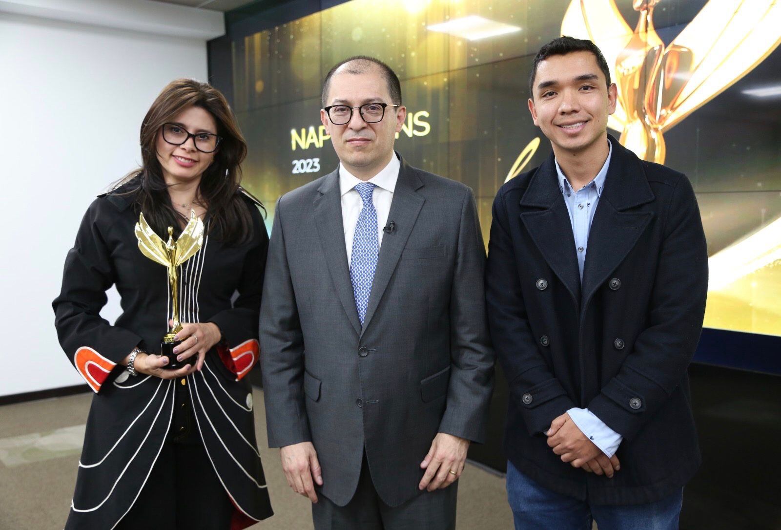 Fiscalía General recibe premio 'Napolitan Victory Awards' por trabajo audiovisual con el que invitan a menores de edad a denunciar delitos sexuales