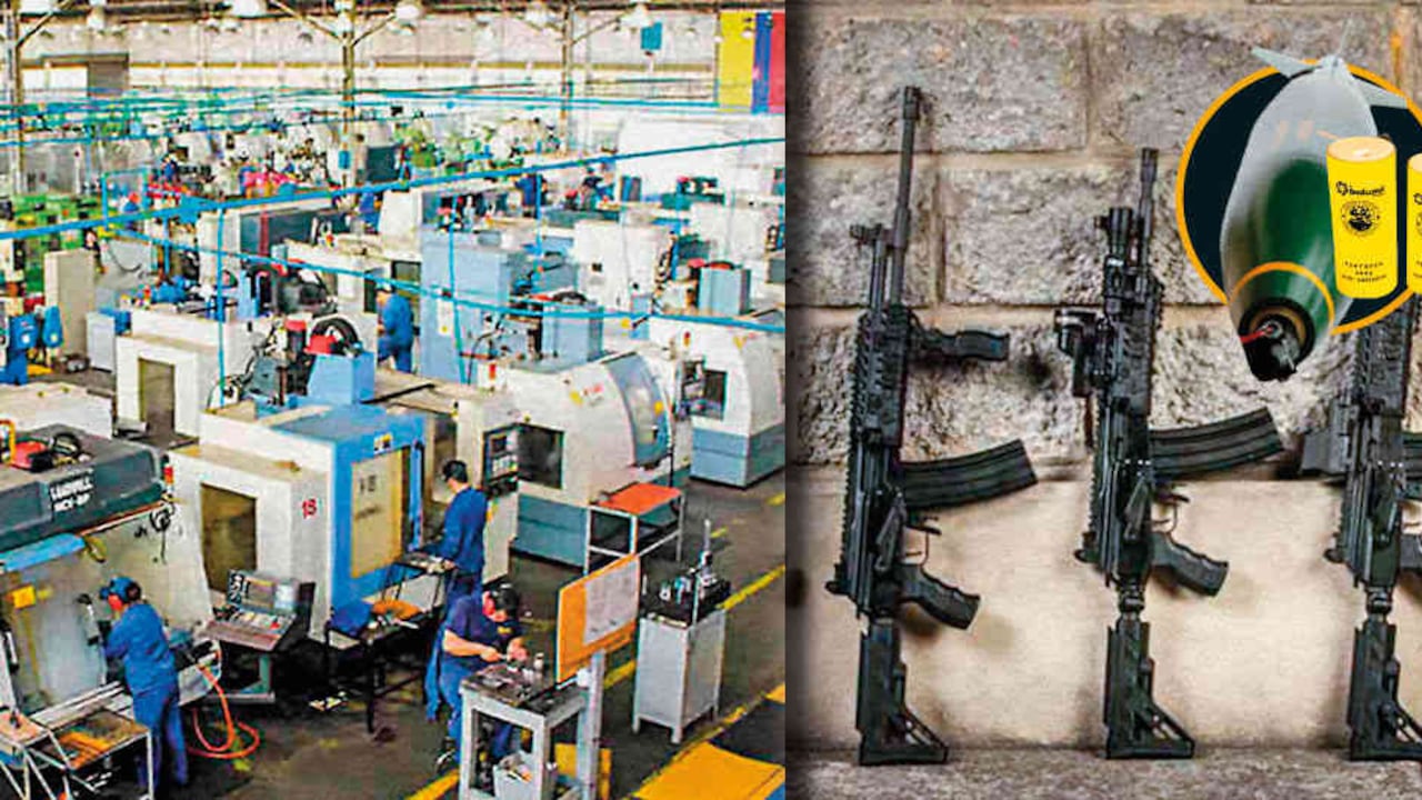 La Industria Militar Colombiana (Indumil) tiene tres fábricas en las que desarrolla armas, explosivos y municiones. Han exportado con éxito los fusiles Galil Córdova y las bombas MK 82.
