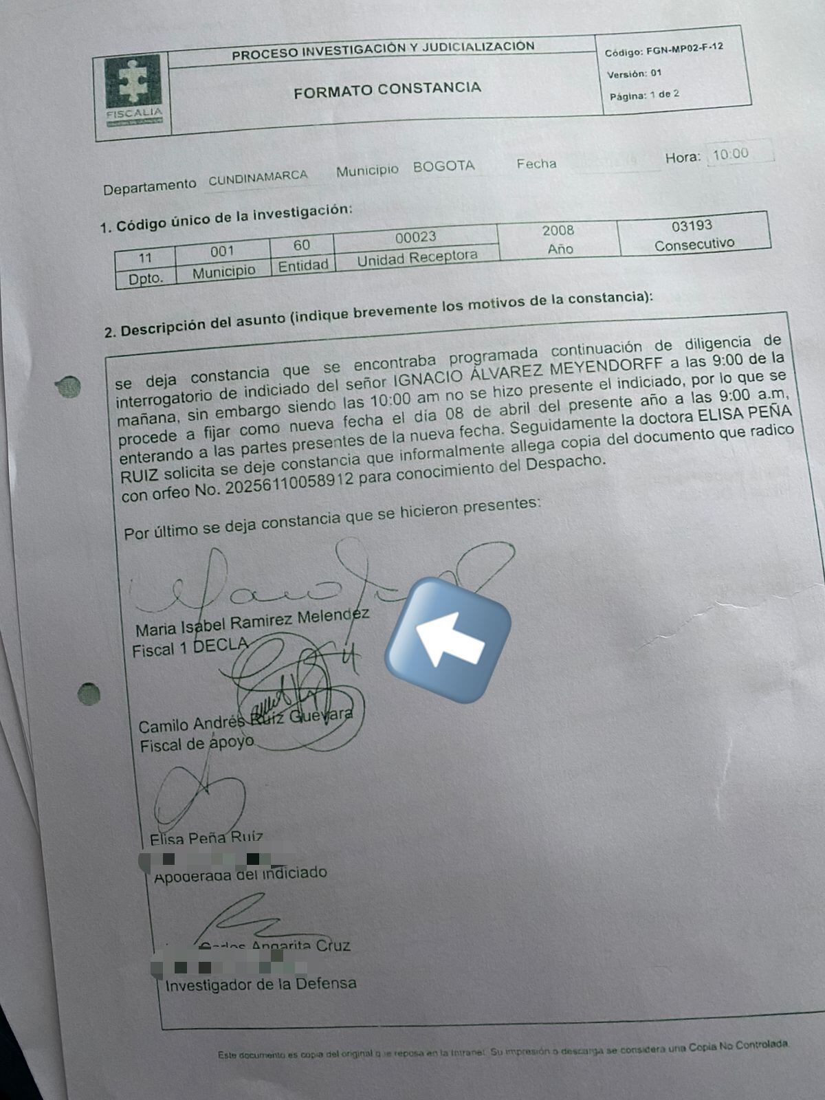 La fiscal María Isabel Ramírez entregó el proceso por lavado de activos contra los Meyendorff y fue nombrada de apoyo en el caso contra Nicolás Petro