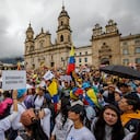 Marchas Abril 21. Marchas de la oposición. Plaza de Bolivar.
Bogotá Abril 21 de 2024.
Foto: Juan Carlos Sierra-Revista Semana.